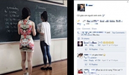 Cô giáo mặc sexy trên bục giảng gây bão dân mạng