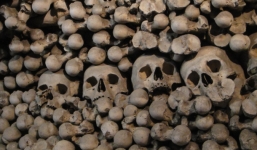 Sốc: Nhà thờ được trang trí bằng 70.000 bộ hài cốt