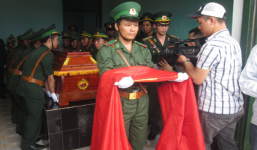 Lễ truy điệu chiến sĩ Biên phòng hy sinh trong vụ nhóm người Trung Quốc xả súng
