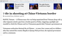 Trung Quốc xác minh vụ xả súng ở cửa khẩu Quảng Ninh