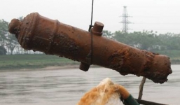 Phát hiện súng thần công 'khủng' từ thời Minh Mạng 