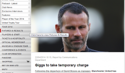 Giggs thay thế Moyes dẫn dắt Man Utd