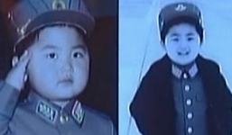 Lần đầu lộ diện Kim Jong Un lúc 4 tuổi