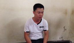 Gặp cảnh sát giao thông, 'công an' bỏ chạy