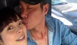 Công Lý lộ ảnh hôn bạn gái đắm đuối