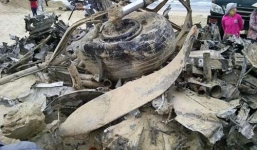 Tìm thấy xác máy bay ở bờ biển Thừa Thiên Huế