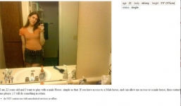 Thiếu nữ đăng quảng cáo tìm ngựa để “quan hệ”