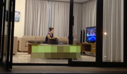 Ảnh hiếm hoi cả gia đình Hà Hồ đi nghỉ dưỡng tại resort cao cấp