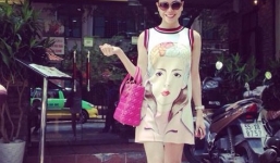 Thời trang xuống phố ngày hè của Trà Ngọc Hằng