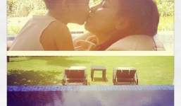 Lộ ảnh Hồ Ngọc Hà tắm nắng cùng con trai Subeo