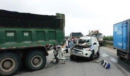 Đám tang đẫm nước mắt của 3 cảnh sát giao thông tử nạn