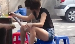 Những cô cave... vỉa hè ở Hà Nội