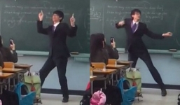 Thầy giáo nhảy giữa lớp giúp học sinh vượt qua cơn buồn ngủ