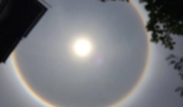 Hiện tượng 'quầng mặt trời' xuất hiện tại Quảng Ninh