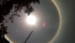 Clip: Hiện tượng lạ xuất hiện trên bầu trời Quảng Ninh