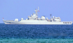 Trung Quốc mang cả tàu hộ vệ tên lửa xâm phạm biển Việt Nam