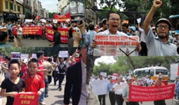 Chùm ảnh người dân ba miền tuần hành phản đối Trung Quốc