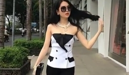 Ngọc Trinh đốt mắt với 3 vòng nóng bỏng