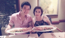 Vũ Hoàng Việt và bồ già tỷ phú tình cảm trên máy bay hạng sang