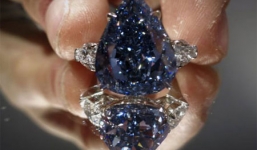 Cận cảnh viên kim cương xanh lớn nhất thế giới trị giá hơn 500 tỷ đồng 