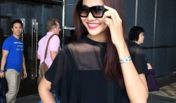 Thanh Hằng rạng rỡ trên đường phố Hồng Kông