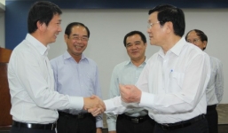 Chủ tịch nước thăm doanh nghiệp FDI tại tỉnh Bình Dương