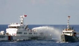Tàu Kiểm ngư Việt Nam tiến sát giàn khoan, tàu TQ cản phá quyết liệt
