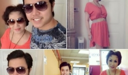 Vũ Hoàng Việt và bồ già tỷ phú tay trong tay đi dạo phố