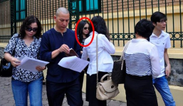 Vợ bầu Kiên sành điệu, quý phái dự phiên tòa 