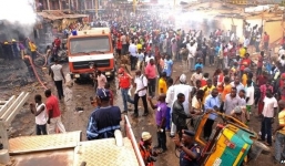 Tang thương hiện trường vụ nổ bom kép khiến 118 người chết ở Nigeria