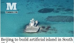 Trung Quốc sẽ xây đảo nhân tạo tại Biển Đông
