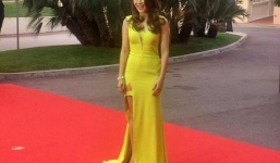 Mỹ Tâm rạng rỡ trên thảm đỏ lễ trao giải World Music Awards