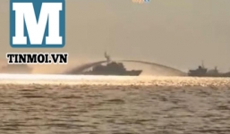 3 tàu Trung Quốc vây ép, dùng vòi rồng tấn công tàu Kiểm ngư VN