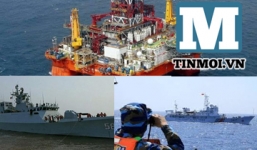 Xuất hiện tàu hộ vệ tên lửa TQ bám sát tàu Cảnh sát biển Việt Nam