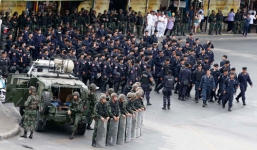 Thái Lan huy động lực lượng hùng hậu trấn áp người biểu tình