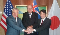 Mỹ, Nhật, Australia ra tuyên bố chung phản đối dùng vũ lực thay đổi hiện trạng