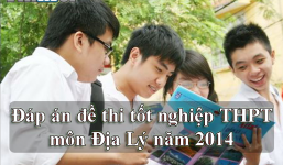 Đáp án đề thi tốt nghiệp THPT môn Vật Lý năm 2014 (đang cập nhật)