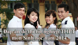 Đáp án đề thi tốt nghiệp THPT môn Sinh học năm 2014 mã đề 735-279-918-624-385-146