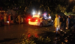 Mưa giông dữ dội, tài xế taxi bị cây đổ đè chết