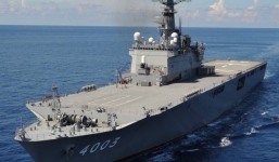 Tàu đổ bộ Nhật Bản chở lính Mỹ, Úc sắp đến Việt Nam