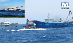 Clip bằng chứng tàu lớn TQ cố ý đâm chìm tàu cá Việt Nam