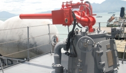 Cận cảnh sức mạnh tàu đổ bộ Nhật Bản vừa đến Đà Nẵng