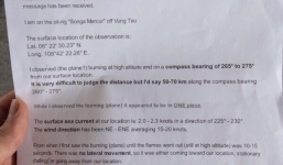 Nhân chứng ở VN 'nhìn thấy máy bay MH370 cháy rơi xuống biển' bị sa thải
