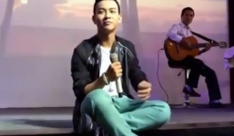 Lộ clip hậu trường Hoài Lâm hát xẩm cực hài