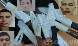 Rùng rợn những vũ khí của nhóm côn đồ tấn công cảnh sát