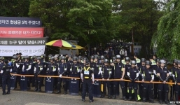 6.000 cảnh sát Hàn Quốc vây bắt tỉ phú vụ chìm phà Sewol