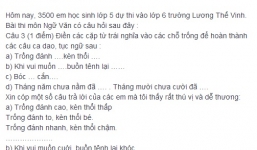 PGS Văn Như Cương chia sẻ bài kiểm tra thú vị của HS lớp 5