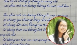 Nữ sinh lớp 11 khiến bạn bè phục lăn vì chữ đẹp ngỡ ngàng