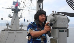 Huấn luyện sẵn sàng chiến đấu trên tàu hộ vệ Đinh Tiên Hoàng