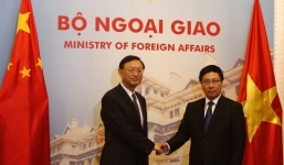 Phó Thủ tướng Phạm Bình Minh và Ủy viên Quốc vụ TQ Dương Khiết Trì hội đàm